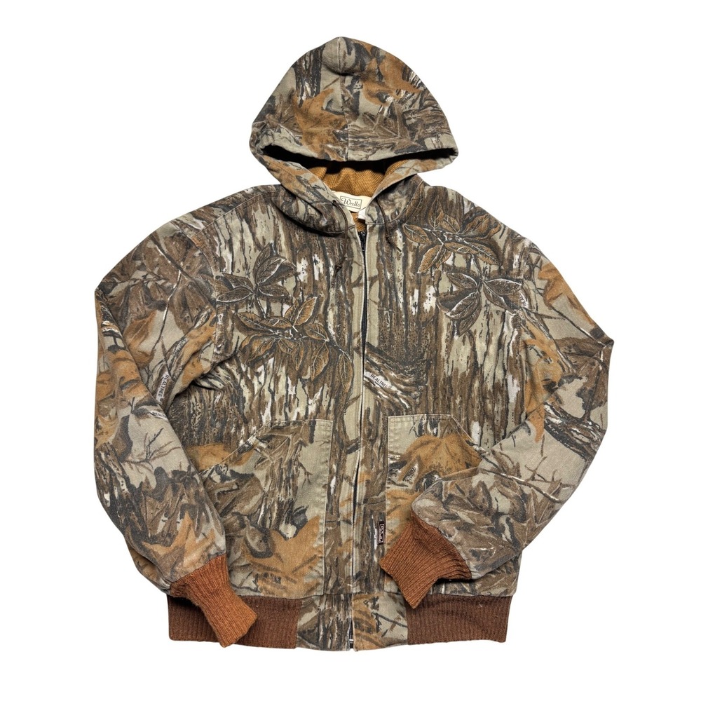 Walls Realtree Camo Hooded Jacket Medium Regular Vintage Workwear USA